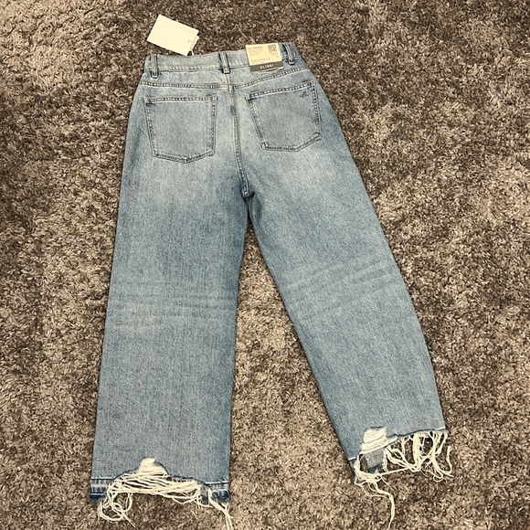 DL1961 | Hepburn High Rise Wide Leg Jeans in Slate size 28 NWT - Picture 11 of 16